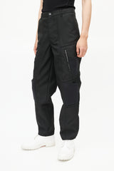 Comme des Garçons SHIRT Black Cargo Trouser