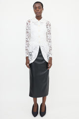 Comme des Garçons SS 2018 Corded Lace Jacket