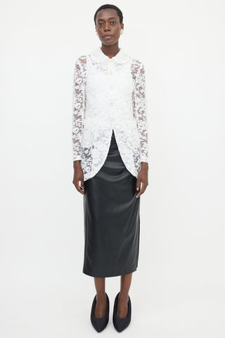 Comme des Garçons SS 2018 Corded Lace Jacket