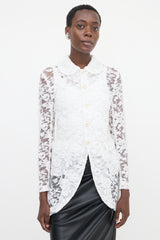 Comme des Garçons SS 2018 Corded Lace Jacket