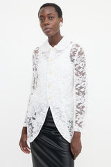 Comme des Garçons SS 2018 Corded Lace Jacket