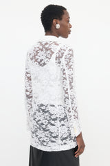 Comme des Garçons SS 2018 Corded Lace Jacket