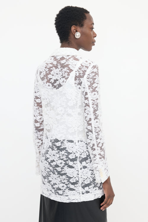Comme des Garçons SS 2018 Corded Lace Jacket