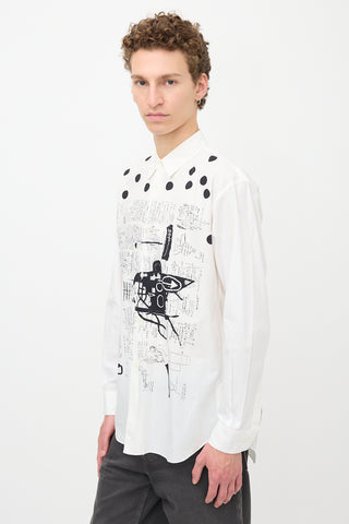 Comme des Garçons Shirt X Basquiat FW 2018 Shirt