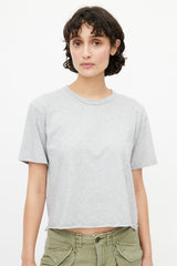 Comme des Garçons Shirt BOYS Grey & Black Logo T-Shirt