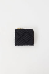 Comme des Garçons Black Mesh Ninja Turtle Padded Zip Wallet