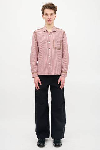 Comme des Garçons 2003 Homme Gingham Taped Shirt