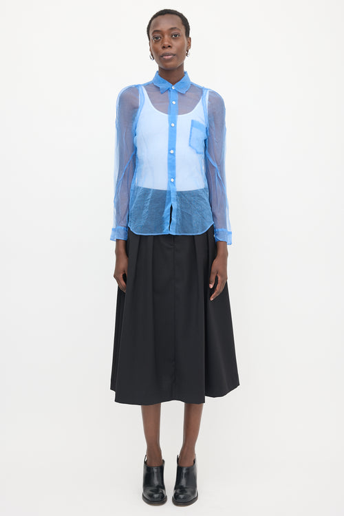 Comme des Garçons 2003 Shimmer Mesh Shirt