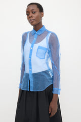 Comme des Garçons 2003 Shimmer Mesh Shirt