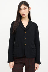 Comme des Garçons 2015 Mesh Waistcoat Blazer