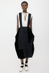 Comme des Garçons BLACK FW 2022 Patchwork Skirt Overall