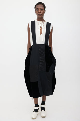 Comme des Garçons BLACK FW 2022 Patchwork Skirt Overall