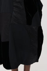 Comme des Garçons BLACK FW 2022 Patchwork Skirt Overall