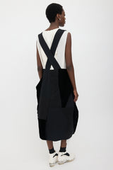 Comme des Garçons BLACK FW 2022 Patchwork Skirt Overall