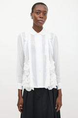 Comme des Garçons Chiffon Ruffle Shirt