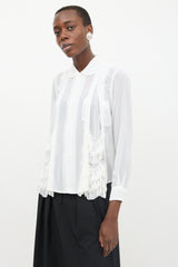 Comme des Garçons Chiffon Ruffle Shirt