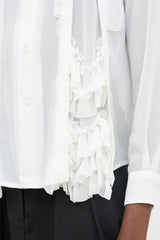 Comme des Garçons Chiffon Ruffle Shirt