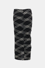 Comme des Garçons FW 2007 Wool Knit Striped Skirt