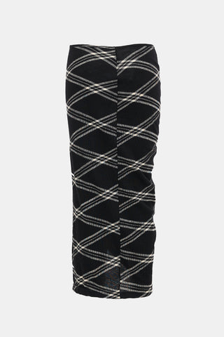Comme des Garçons FW 2007 Wool Knit Striped Skirt