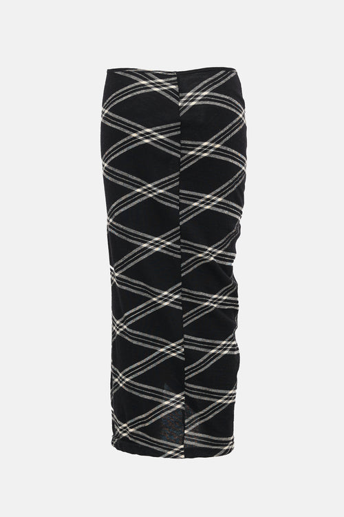 Comme des Garçons FW 2007 Wool Knit Striped Skirt