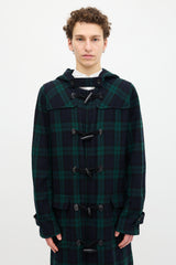 Comme des Garçons FW 2008 Plaid Toggle Coat