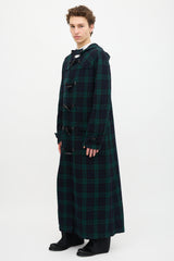 Comme des Garçons FW 2008 Plaid Toggle Coat