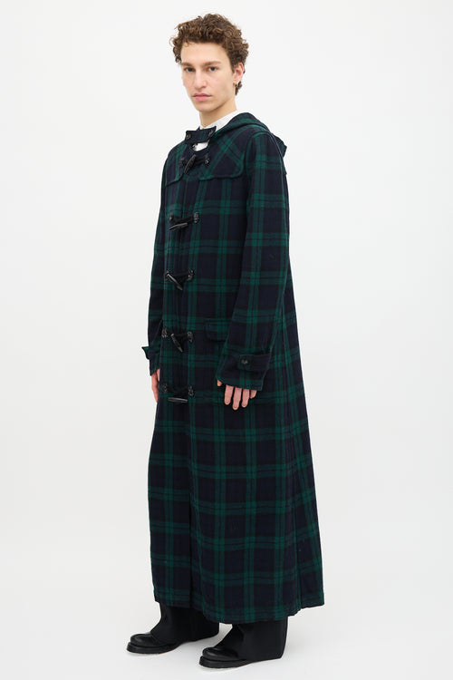 Comme des Garçons FW 2008 Plaid Toggle Coat
