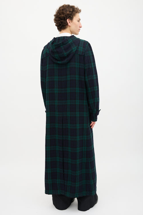Comme des Garçons FW 2008 Plaid Toggle Coat
