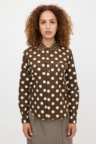 Comme des Garçons FW 2015 Polka Dot Shirt