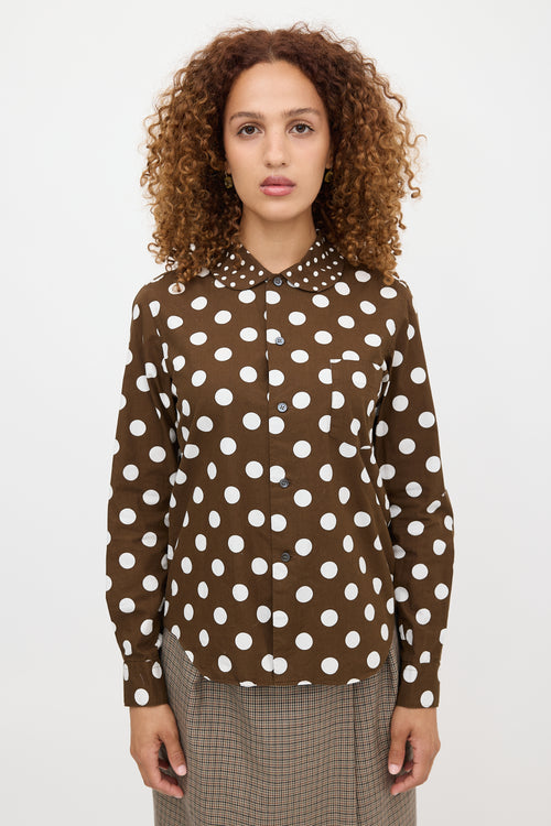 Comme des Garçons FW 2015 Polka Dot Shirt