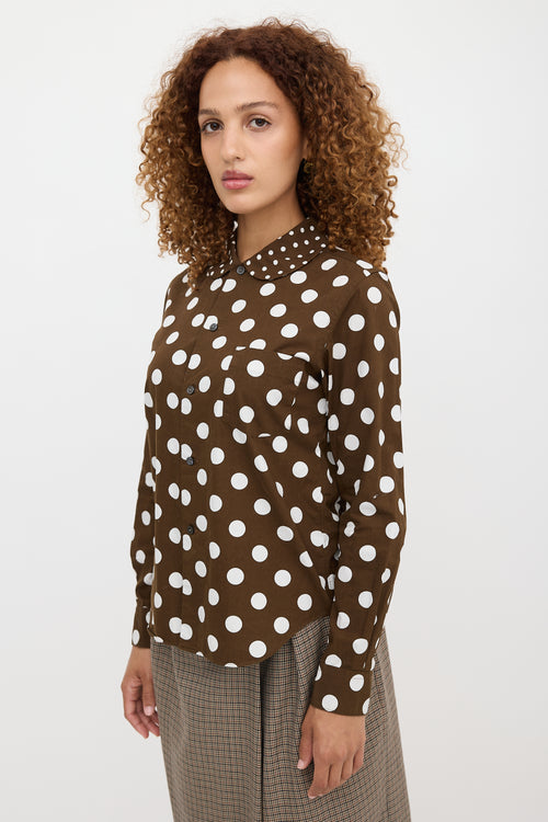 Comme des Garçons FW 2015 Polka Dot Shirt