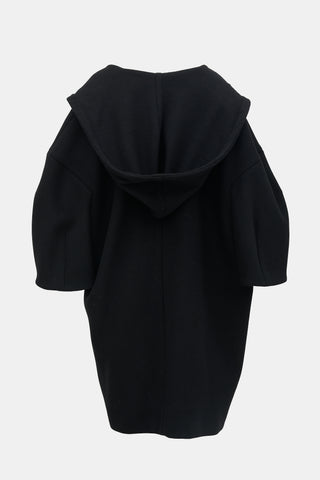 Comme des Garçons FW 2017 Wool Cape Coat