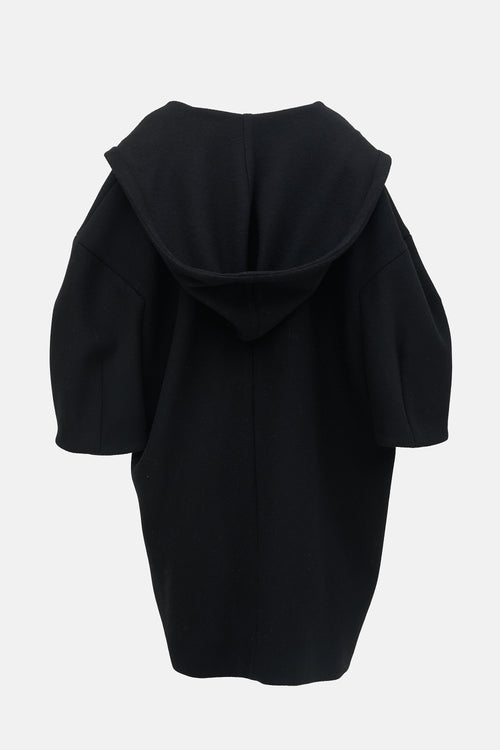 Comme des Garçons FW 2017 Wool Cape Coat