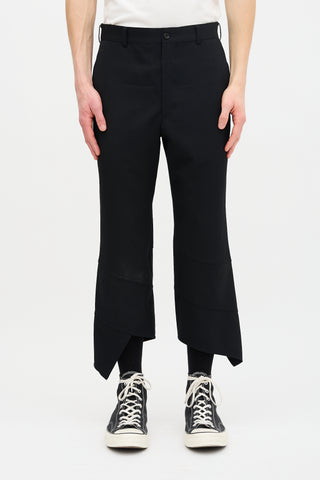Comme des Garçons FW 2019 Asymmetric Hem Trouser