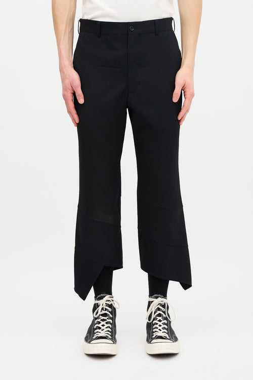 Comme des Garçons FW 2019 Asymmetric Hem Trouser