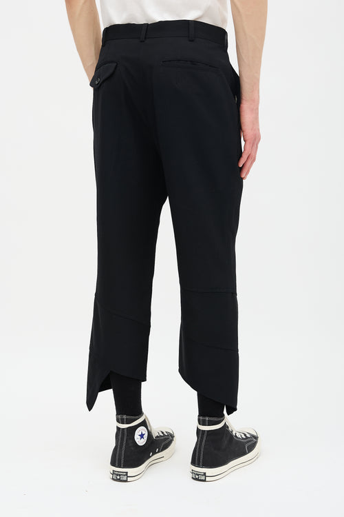 Comme des Garçons FW 2019 Asymmetric Hem Trouser