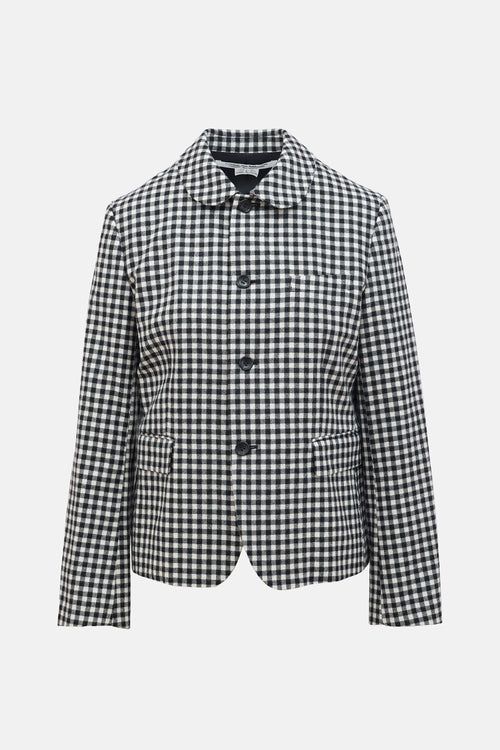 Comme des Garçons FW 2020 Wool Gingham Jacket