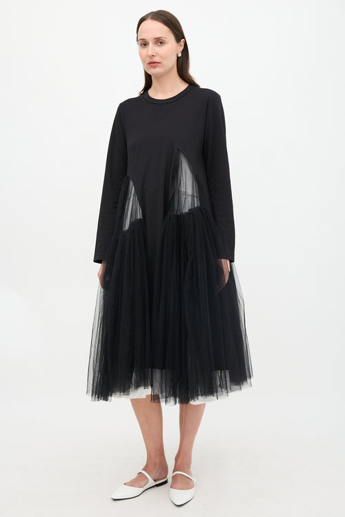 Comme des Garçons FW 2022 Tulle Insert Dress