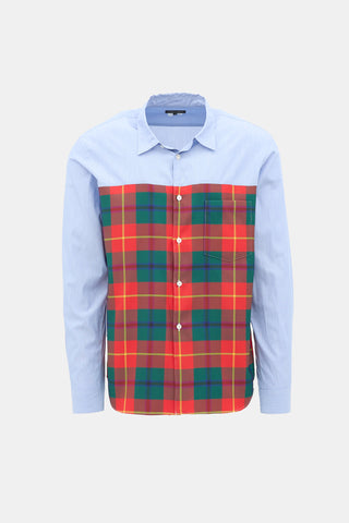 Comme des Garçons Plaid Panel Shirt