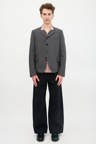 Comme des Garçons Raw Edge Blazer