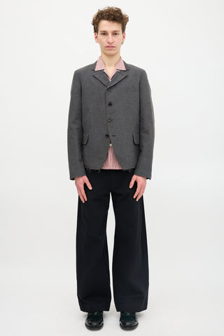 Comme des Garçons Raw Edge Blazer
