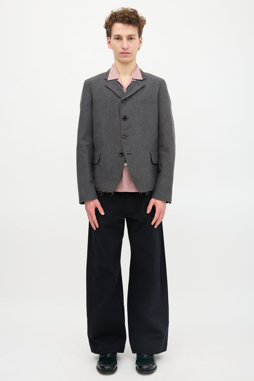 Comme des Garçons Raw Edge Blazer