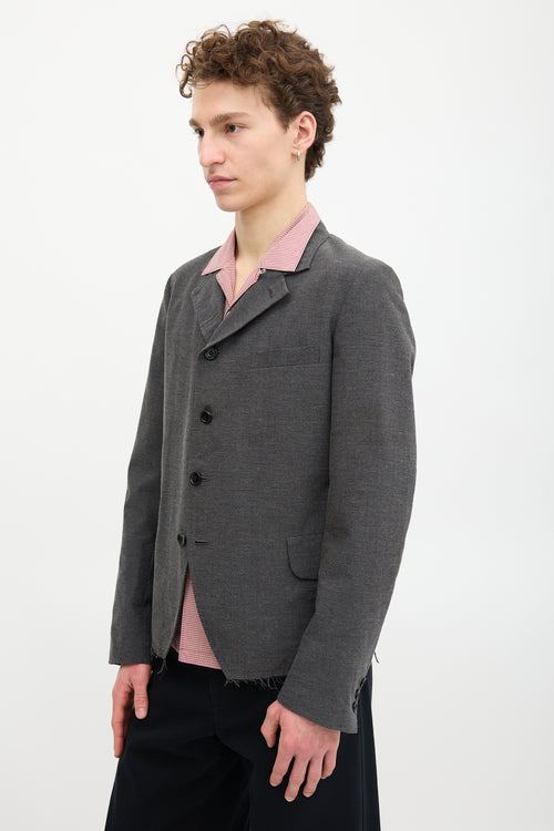 Comme des Garçons Raw Edge Blazer