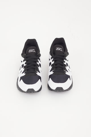 Comme des Garcons X Asics Black & White Gel Lyte V Sneaker