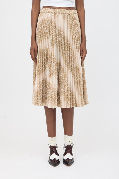 Comme des Garçons SS 2016 Pleated Skirt