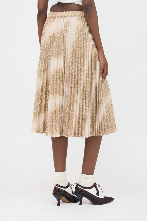 Comme des Garçons SS 2016 Pleated Skirt