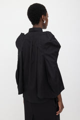 Comme des Garçons SS 2018 Poplin Puff Sleeve Shirt