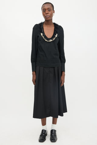 Comme des Garçons Tricot FW 2006 Embellished Blouse