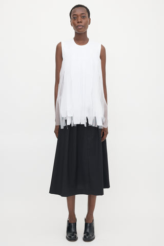 Comme des Garçons Tulle Fringe Top
