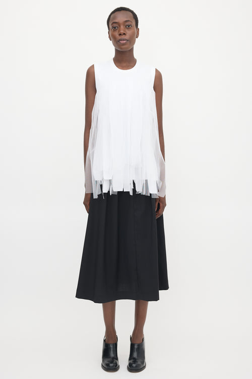 Comme des Garçons Tulle Fringe Top